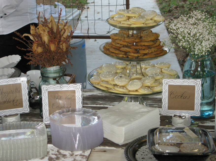 Beautifully set tables at an event